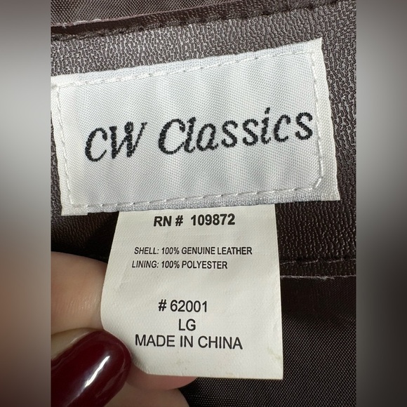 VTG Womens 90s Grunge Patchwork Leather Jacket Size L Brown Edgy Steampunk Artsy - Picture 2 of 13